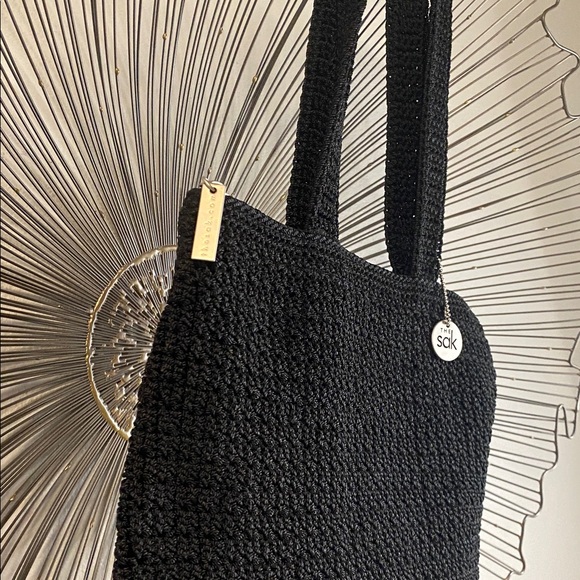 The Sak Shoulder Bag with Cosmetic Bag Woven Crochet + Second Bag - Picture 4 of 8